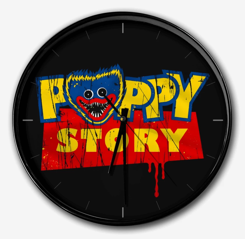 Reloj Negro de Poppy Story