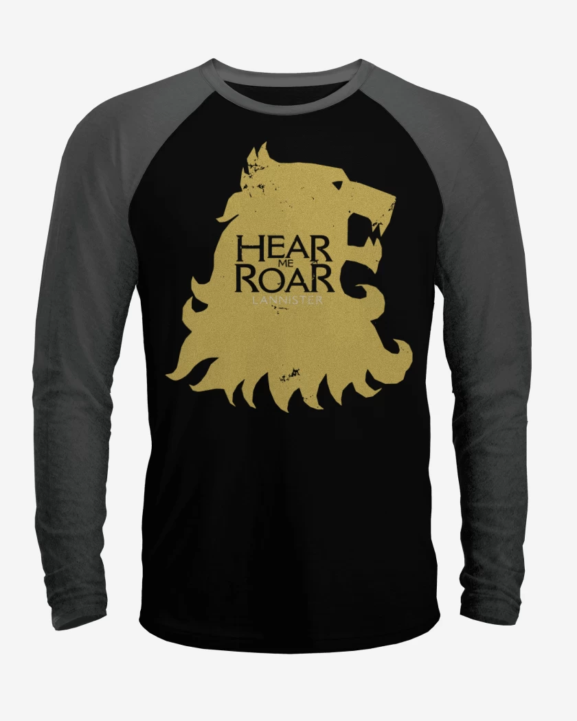 Polera Raglan Hear me Roar