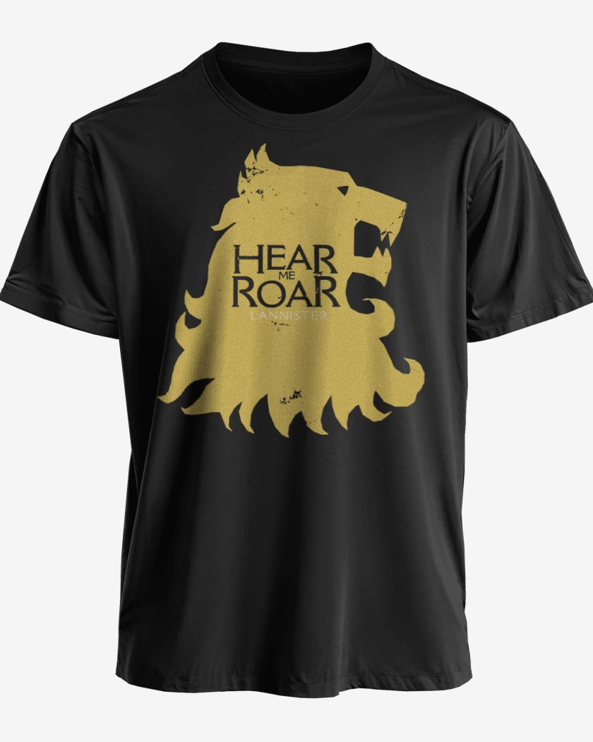 Polera premium Negro de Hear me Roar