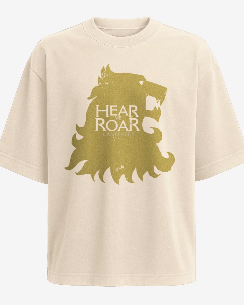 Polera Oversize Hear me Roar