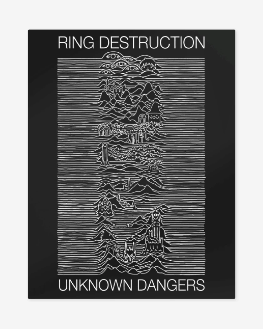 Print metalico Ring Destruction