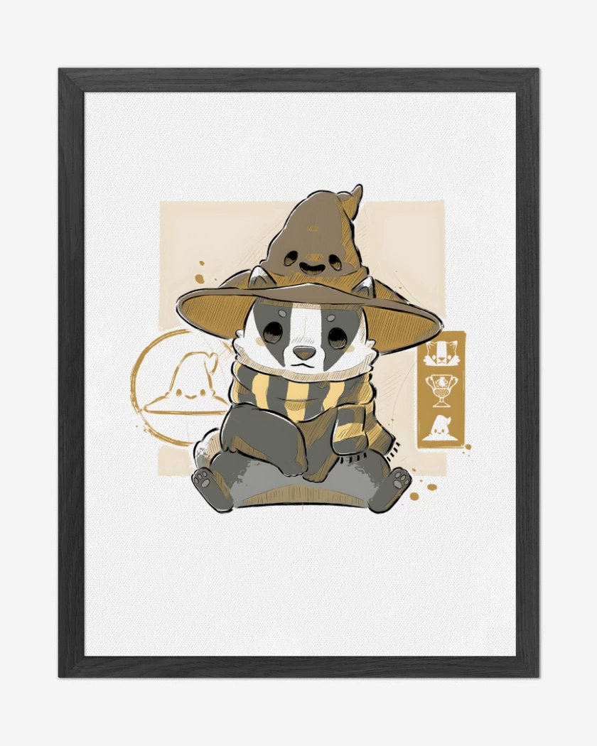 Cuadro decorativo Cute Hufflepuff