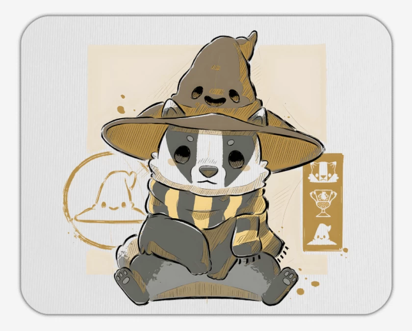 Mousepad Cute Hufflepuff