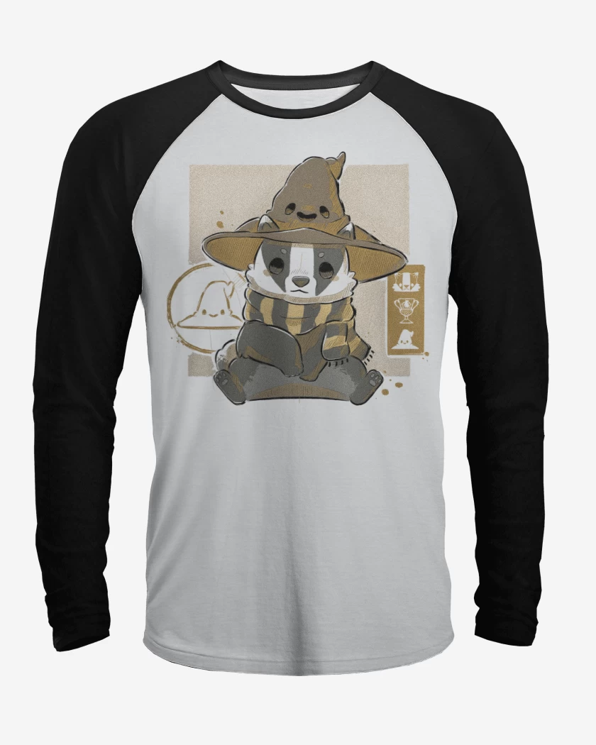 Polera Raglan Cute Hufflepuff