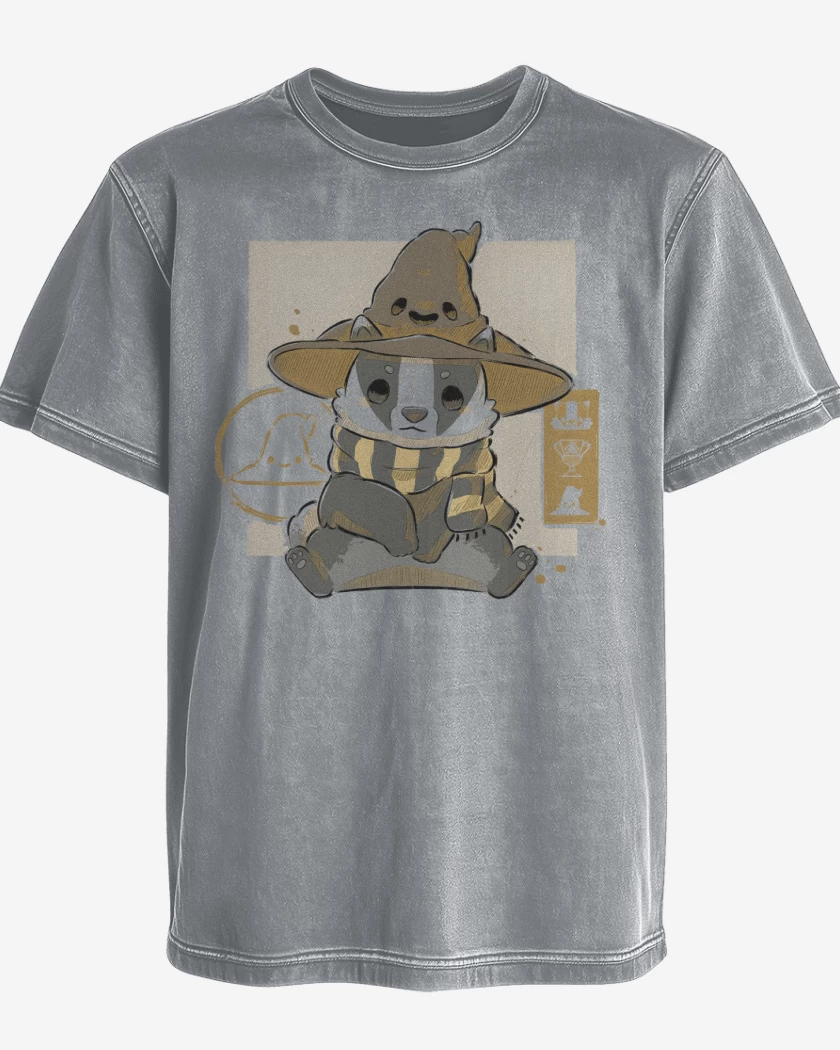 Polera desgastada Cute Hufflepuff