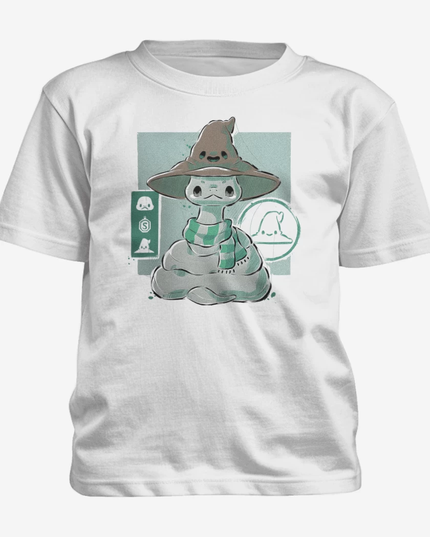 Polera de niño Blanco de Cute Slytherin
