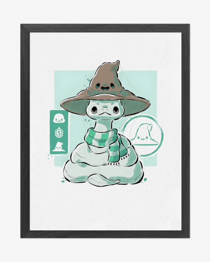 Cuadro decorativo Cute Slytherin