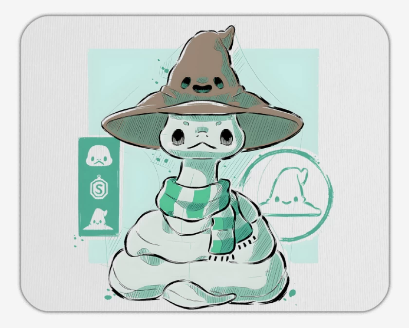 Mousepad Cute Slytherin