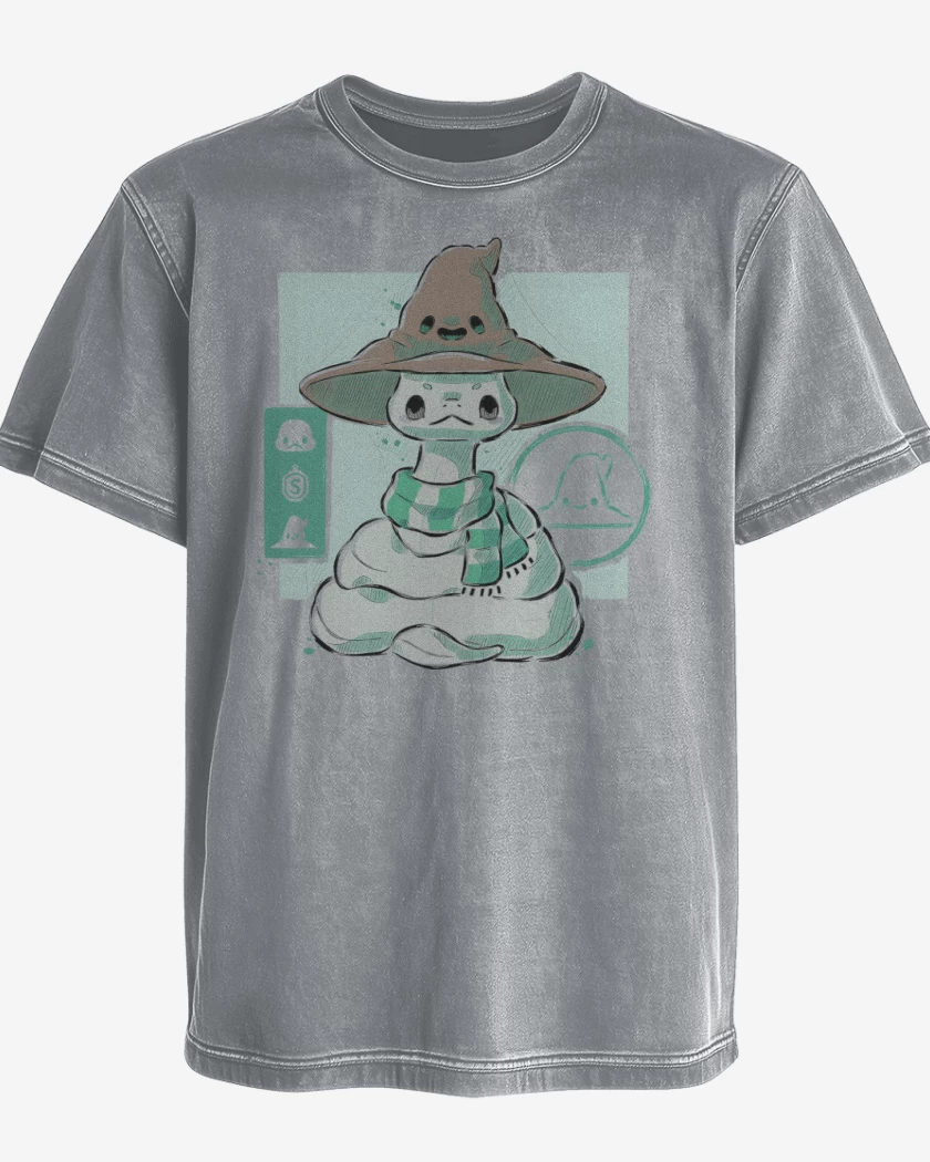 Polera desgastada Cute Slytherin