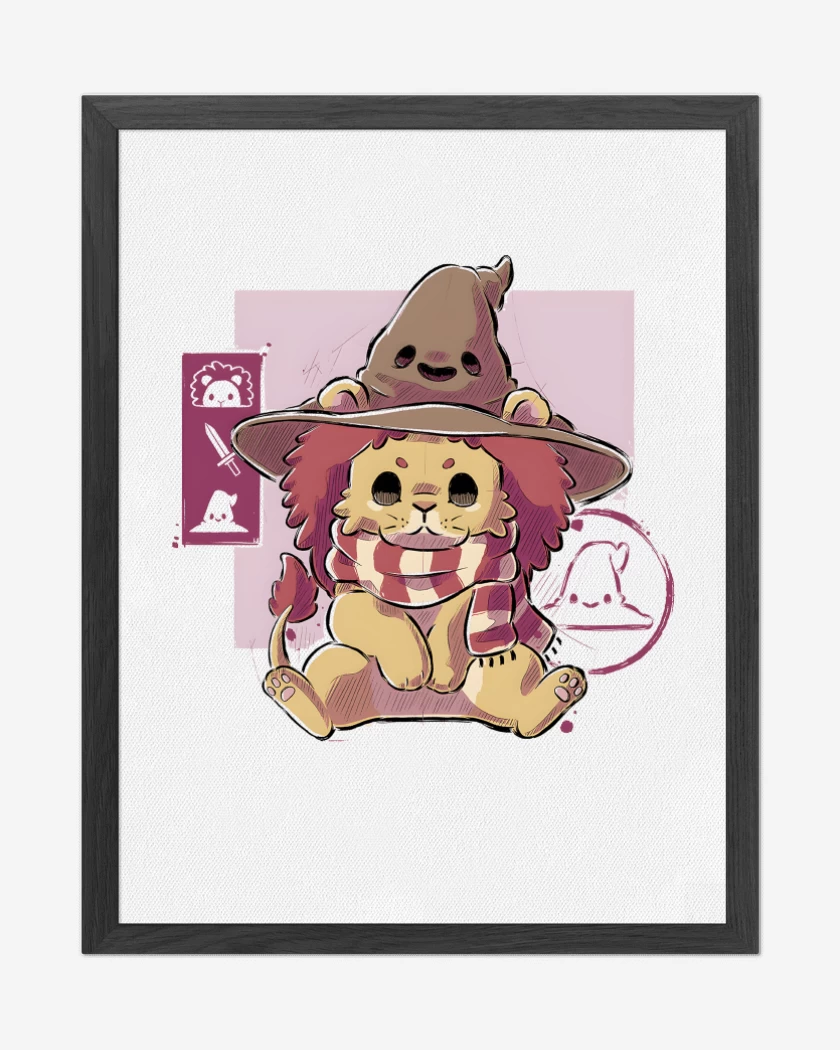 Cuadro decorativo Cute Gryffindor