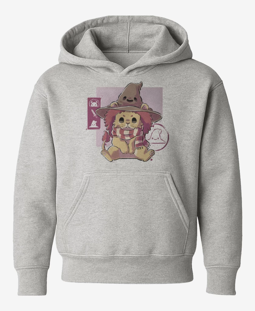 Poleron de niño Gris Melange de Cute Gryffindor