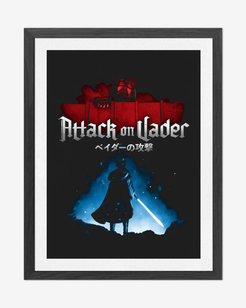 Cuadro decorativo Negro de Attack on Vader