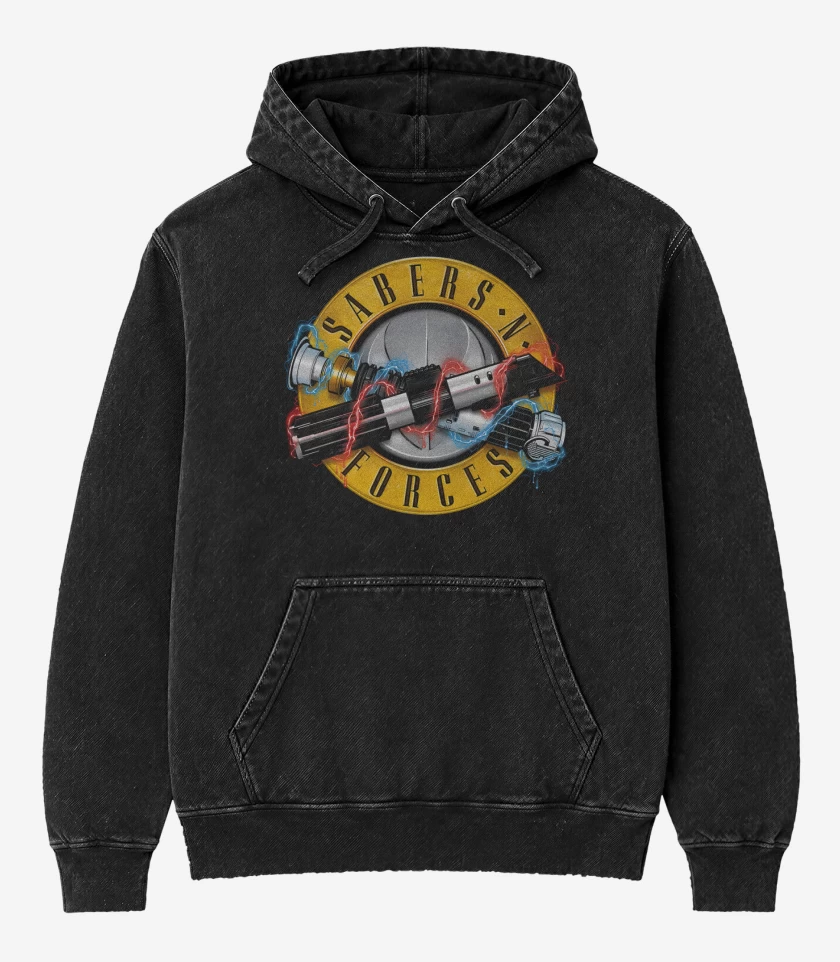 Poleron Canguro Acid Wash Sabers n Forces