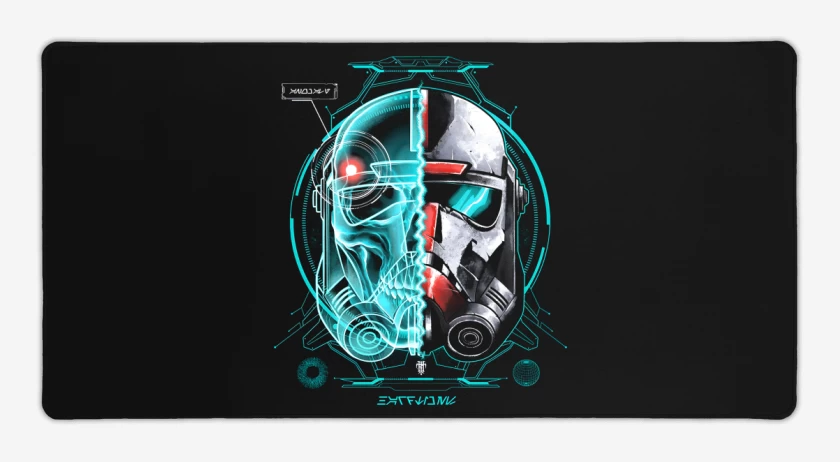Mouse pad Gamer Negro de Stormkeleton
