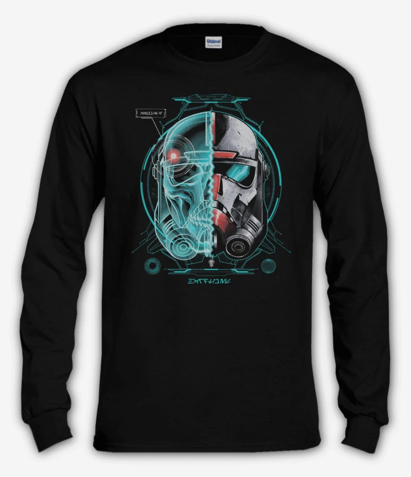 Polera manga larga Negro de Stormkeleton
