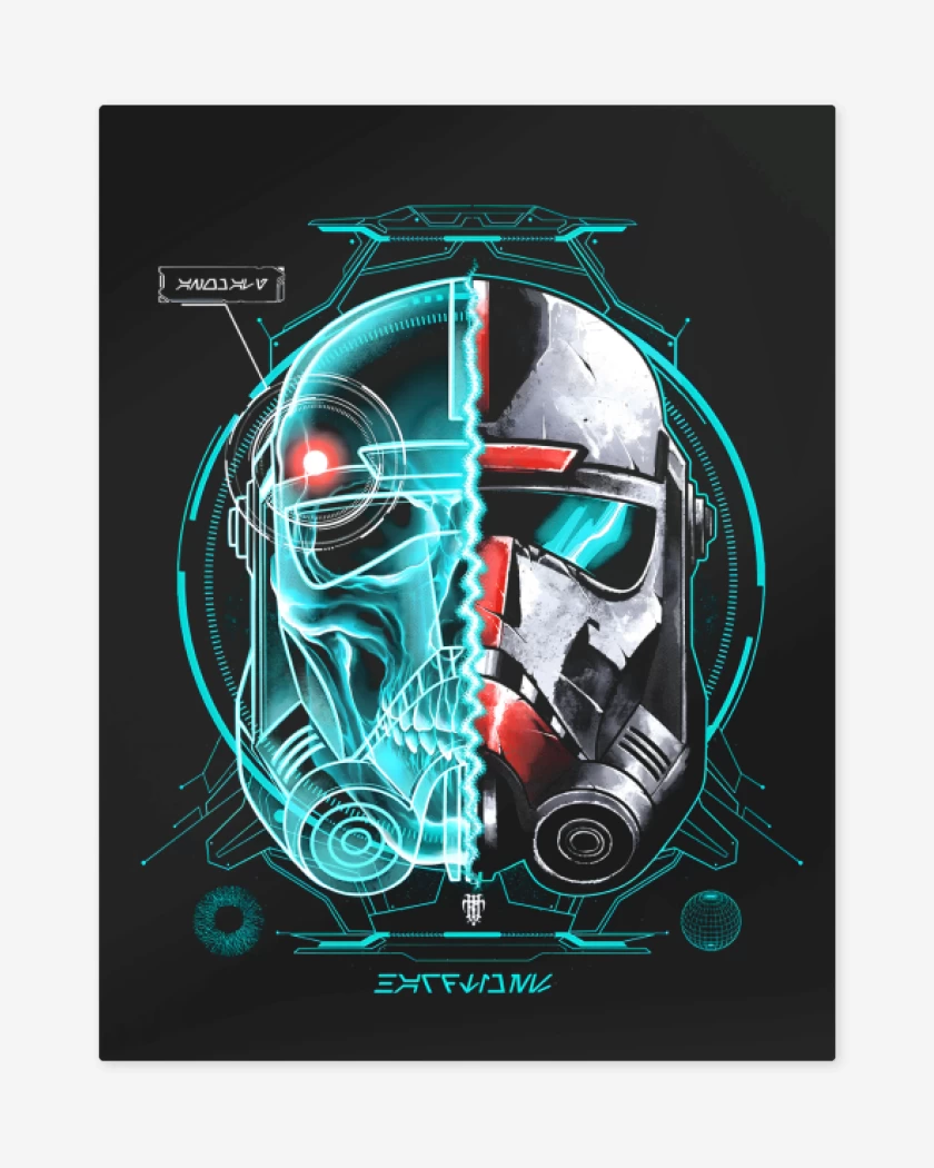 Print metalico Negro de Stormkeleton