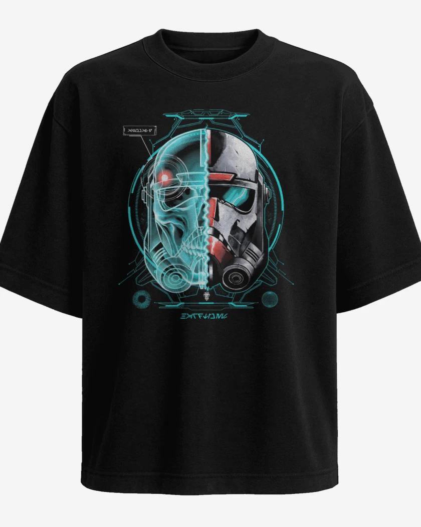 Polera Oversize Negro de Stormkeleton