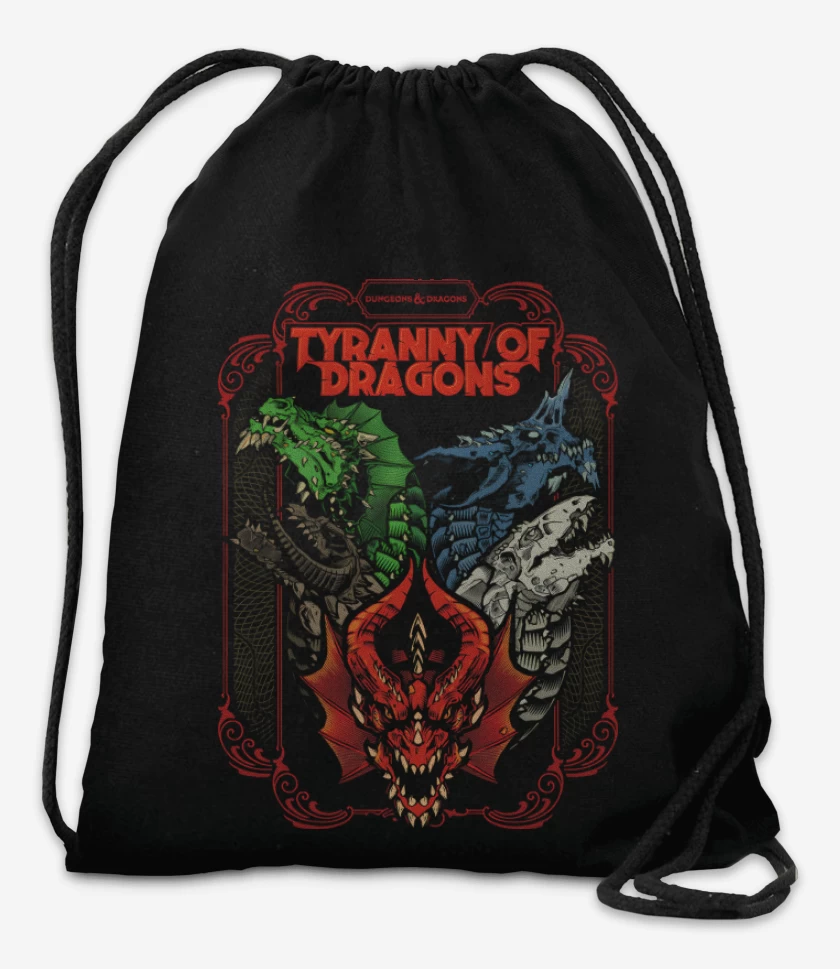 Mochila Negro de Tyranny Of Dragons
