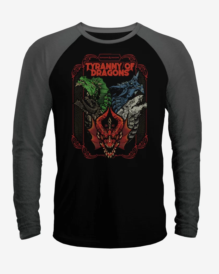 Polera Raglan Tyranny Of Dragons