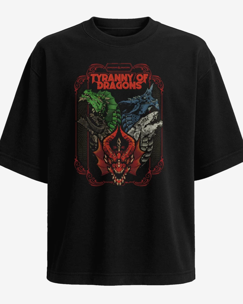 Polera Oversize Tyranny Of Dragons
