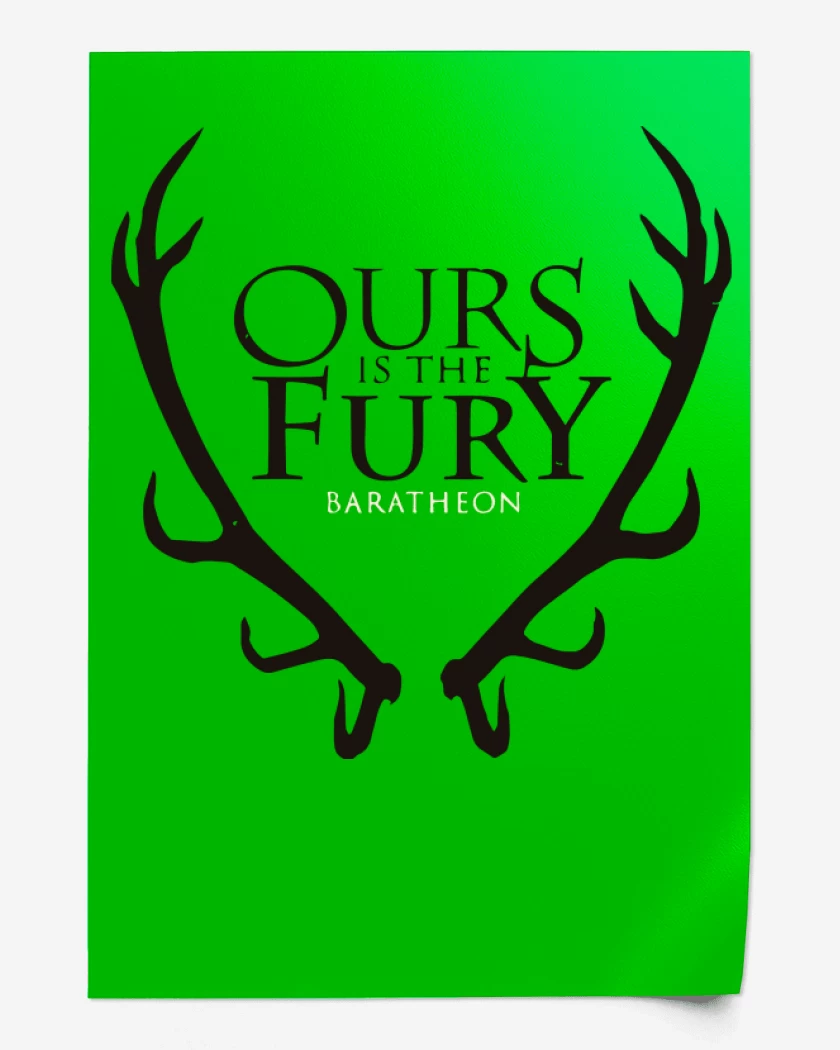 Print Ours is the fury