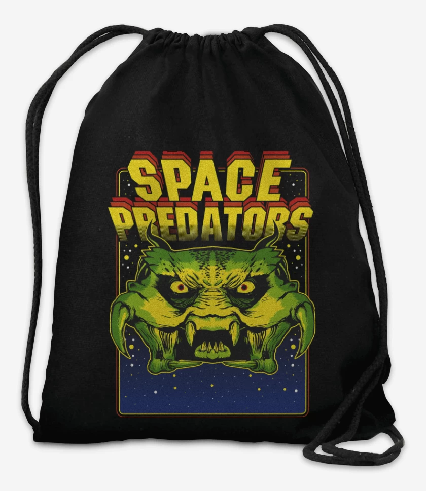 Mochila Negro de Space Pradators