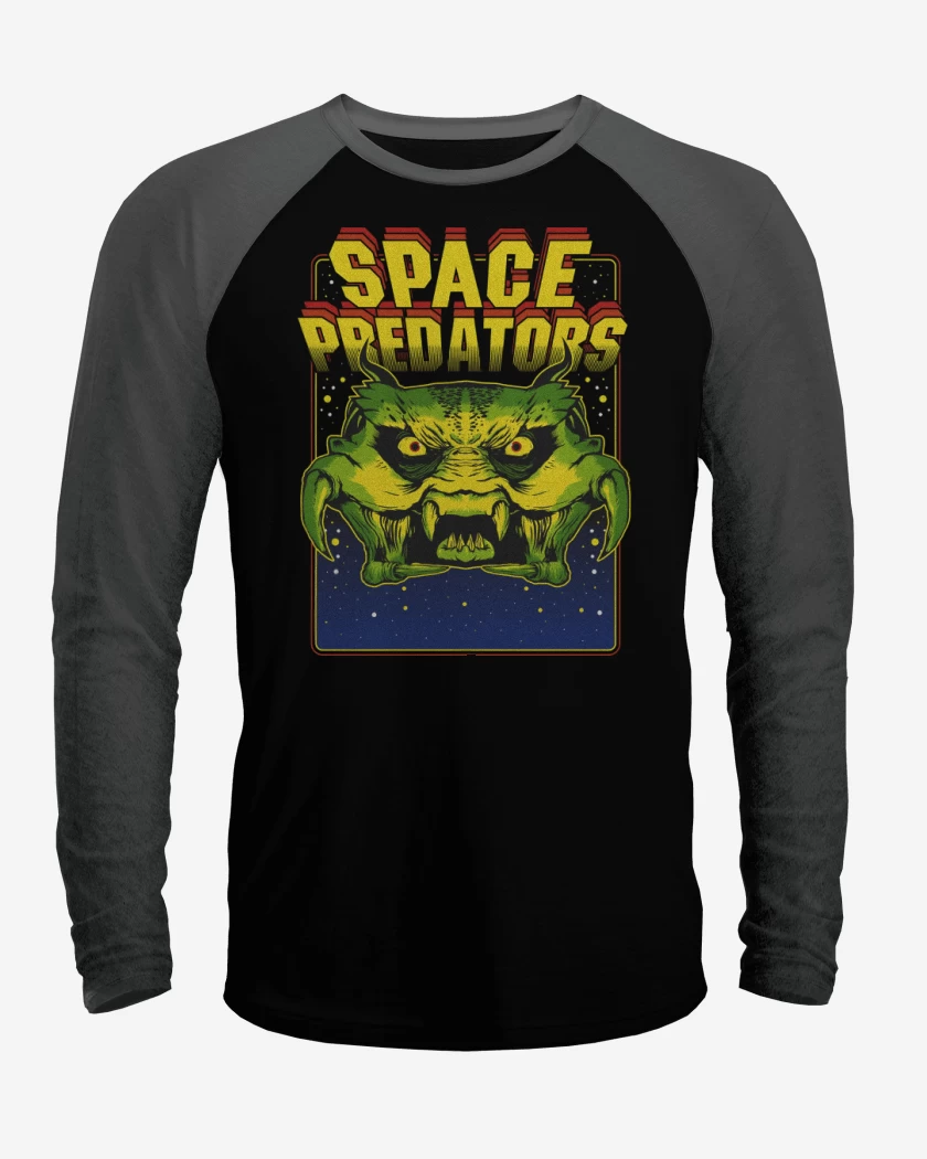 Polera Raglan Space Pradators