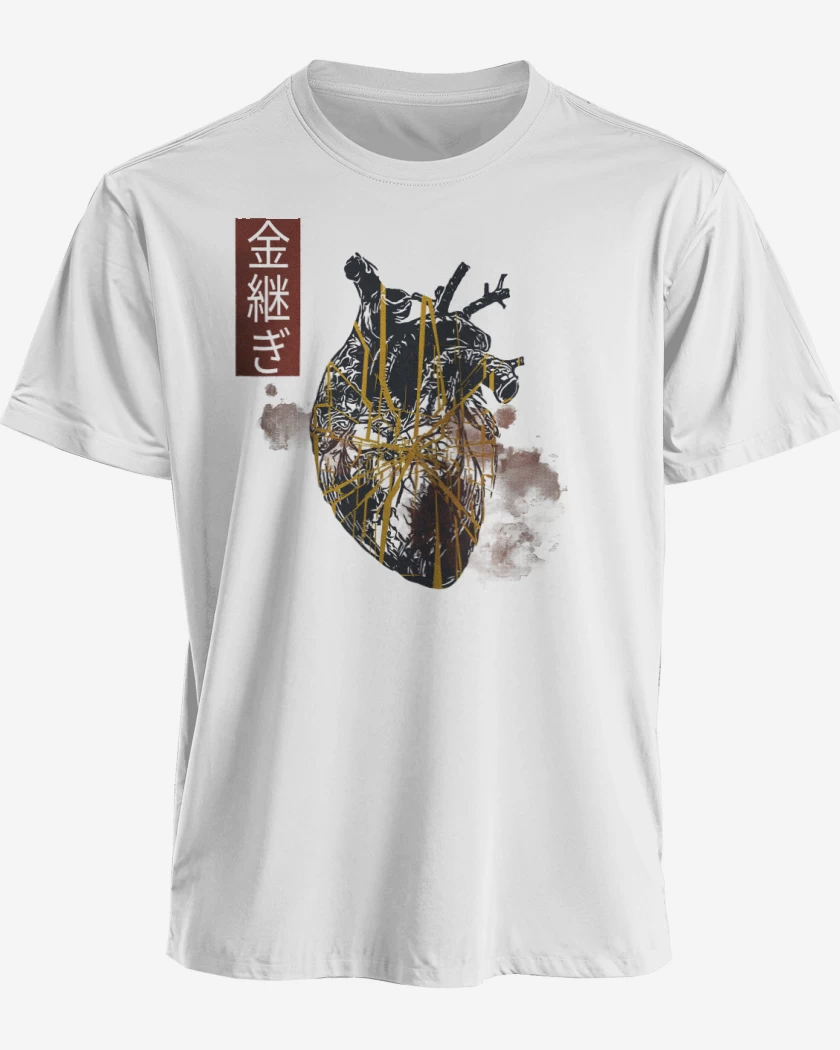Polera Corazón Kintsugi