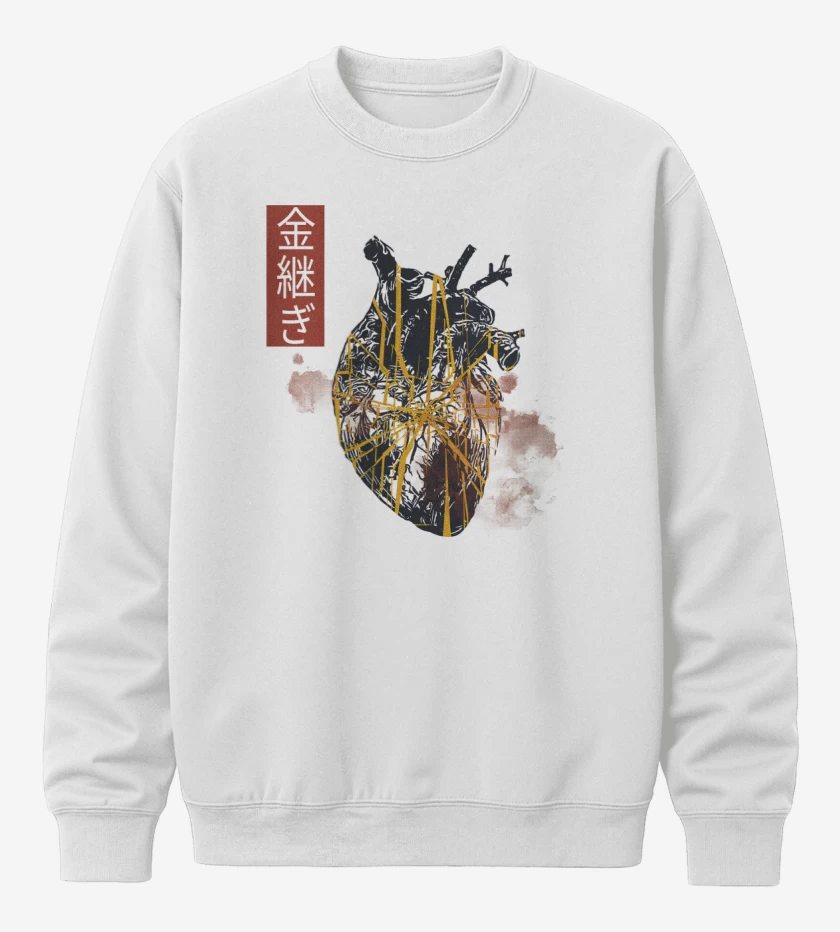 Poleron polo Corazón Kintsugi