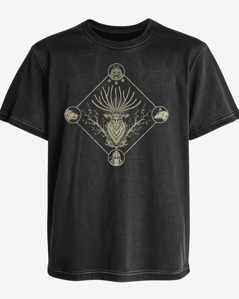 Polera desgastada Guardianes del Bosque