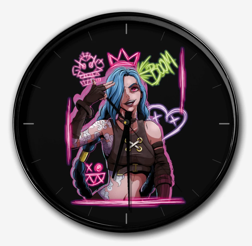 Reloj Negro de Jinx Arcane
