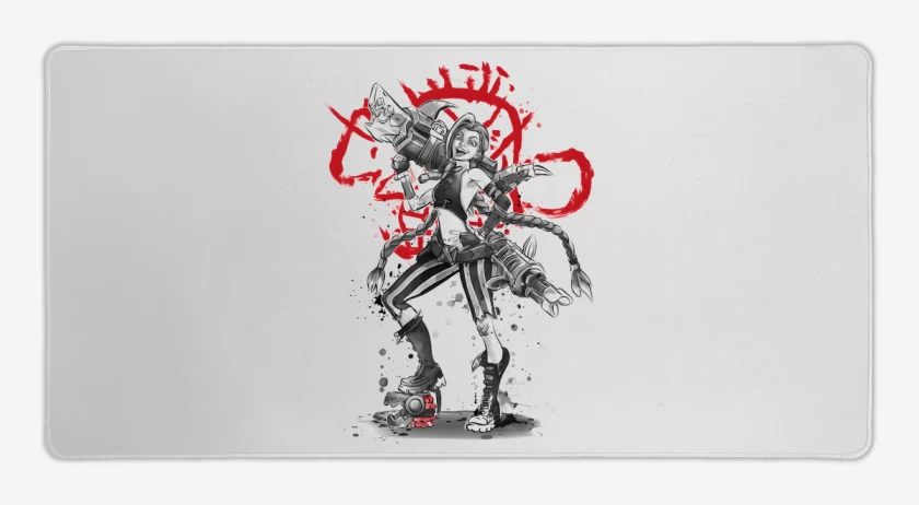 Mouse pad Gamer Loose Cannon Girl