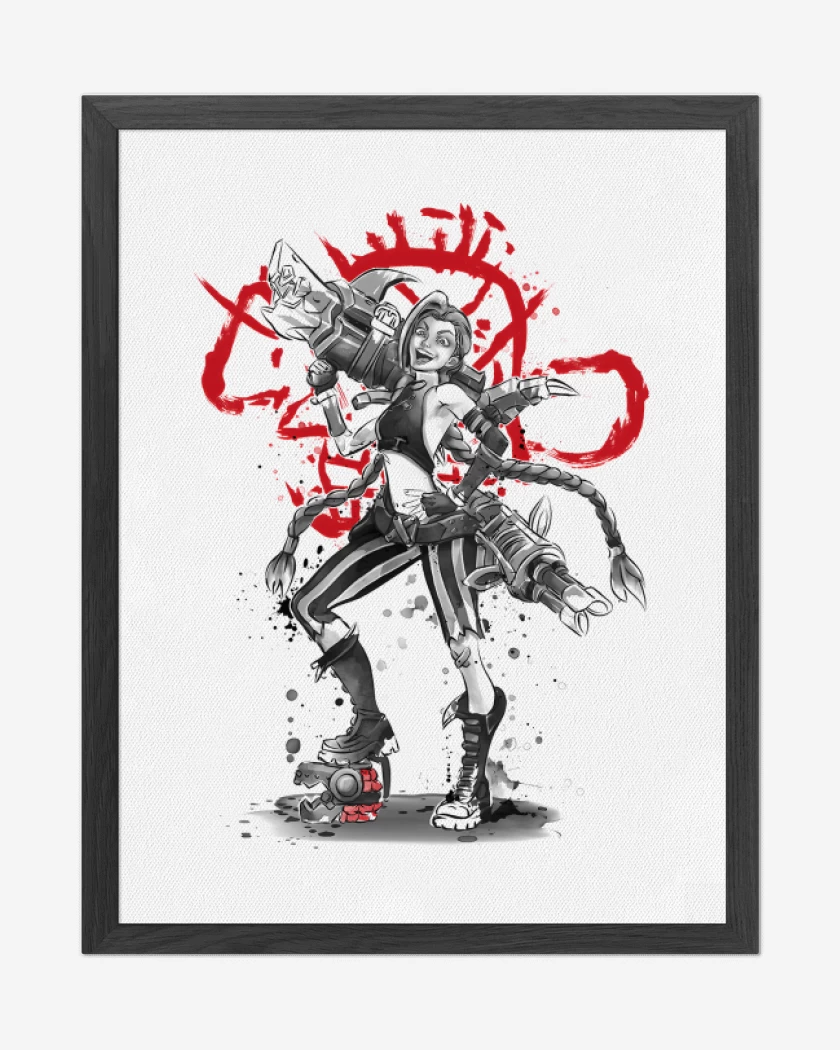 Cuadro decorativo Blanco de Loose Cannon Girl