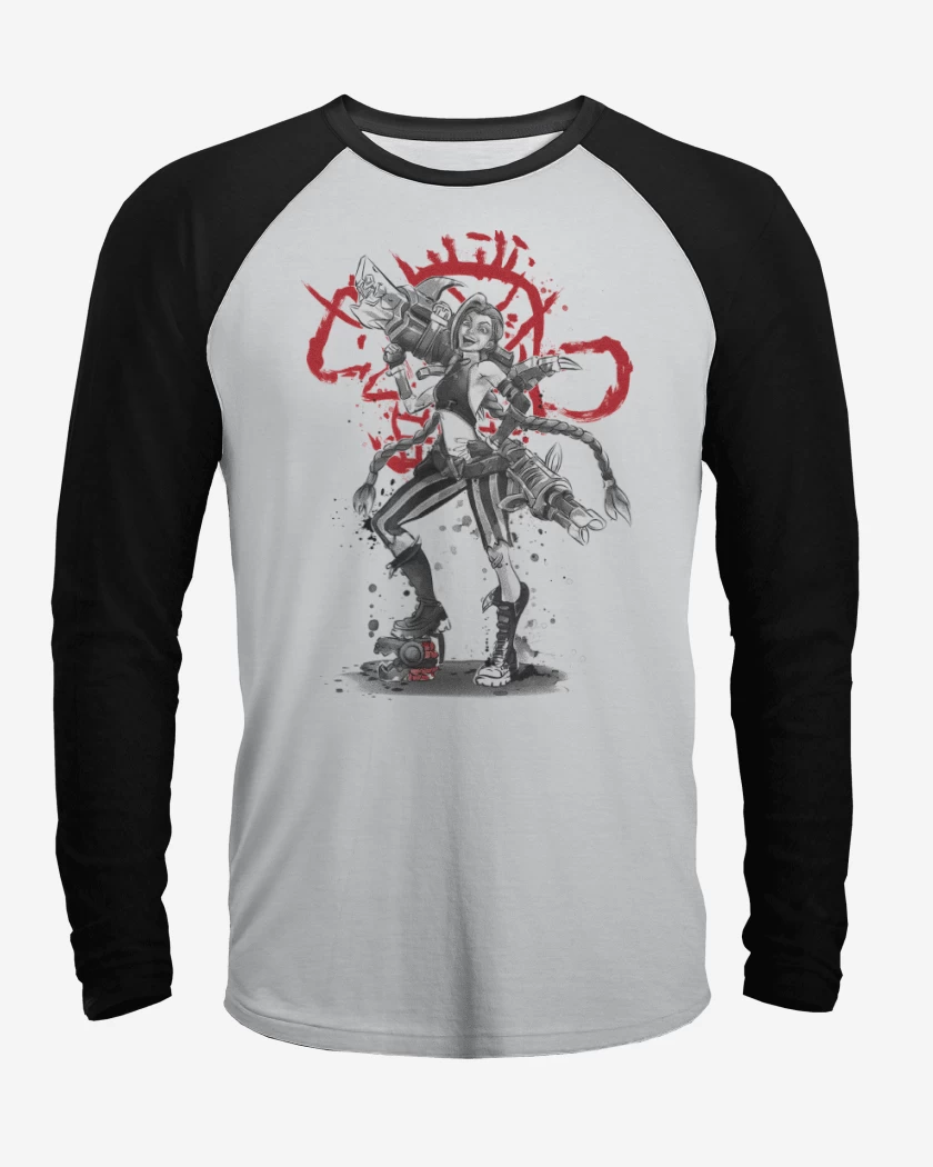 Polera Raglan Loose Cannon Girl