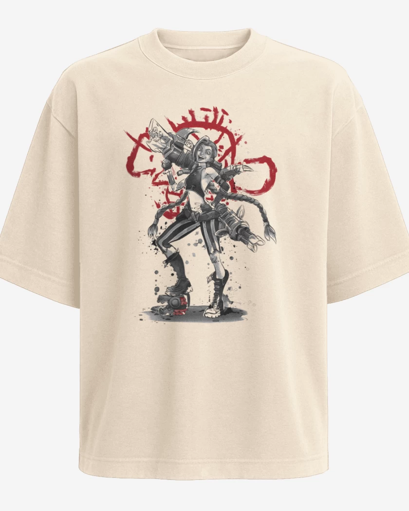 Polera Oversize Beige de Loose Cannon Girl