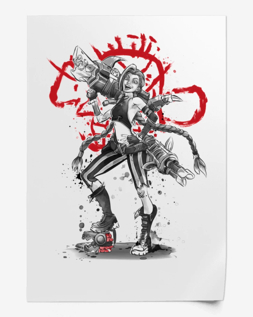Print Loose Cannon Girl