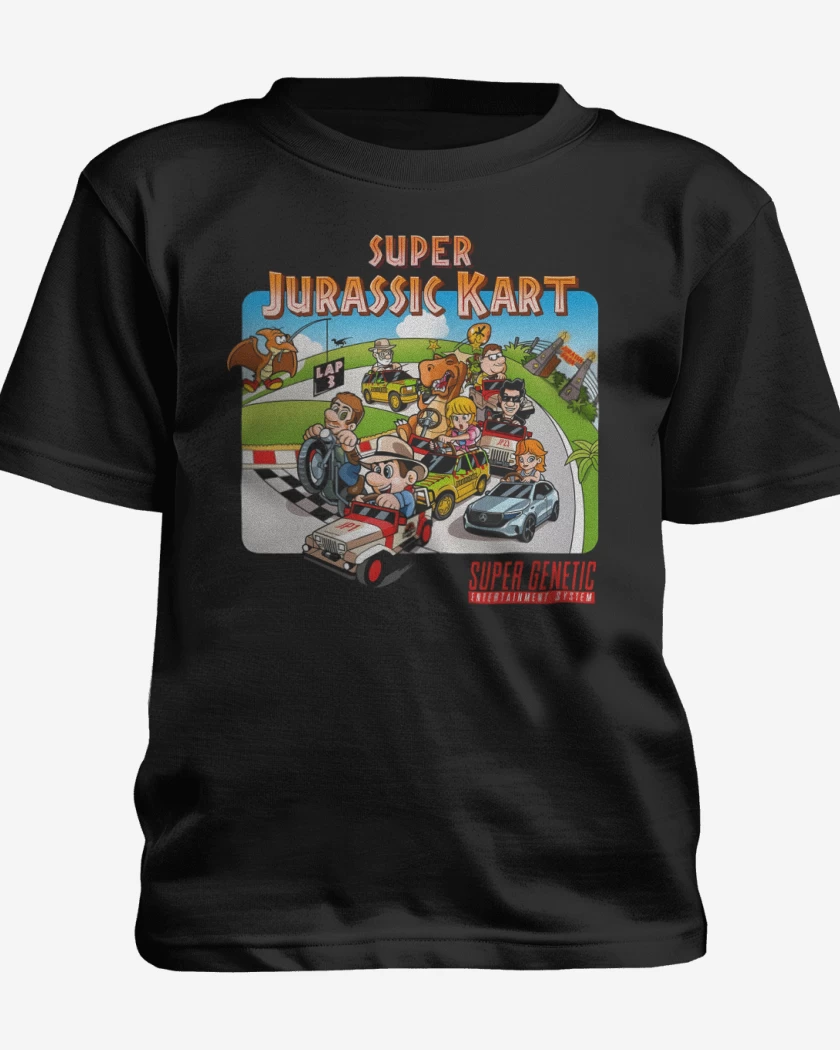 Polera de niño Negro de Super Jurassic Kark