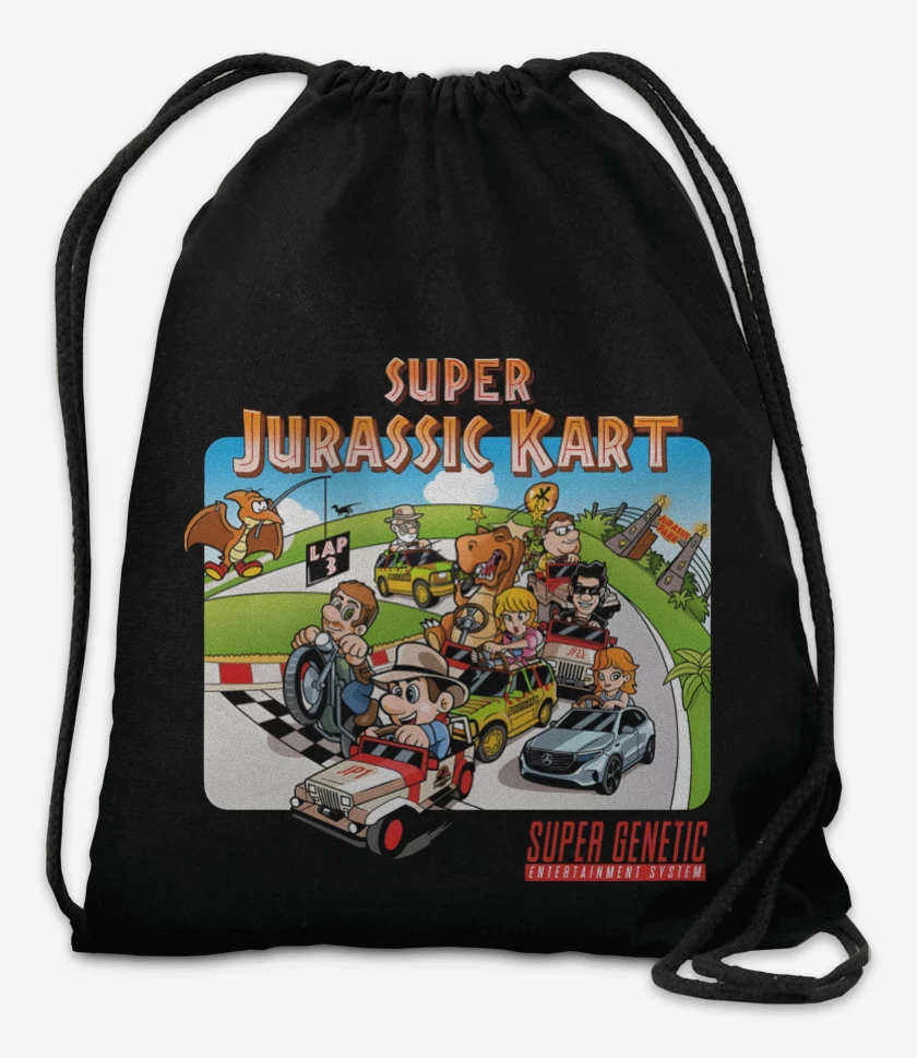 Mochila Negro de Super Jurassic Kark