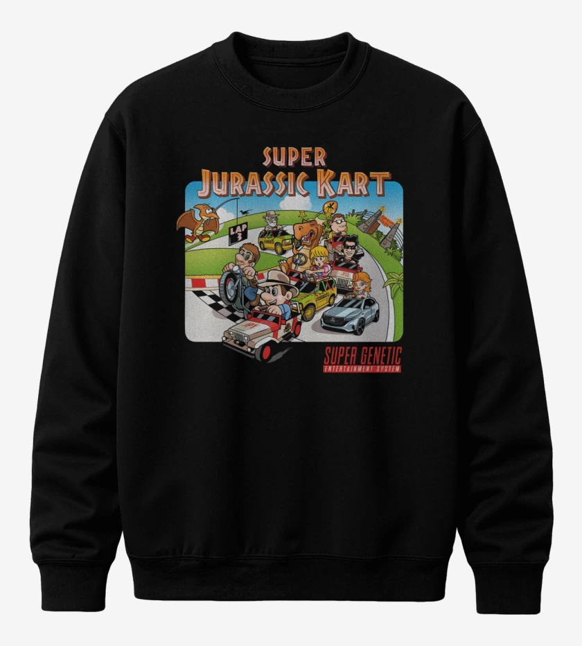 Poleron polo Negro de Super Jurassic Kark