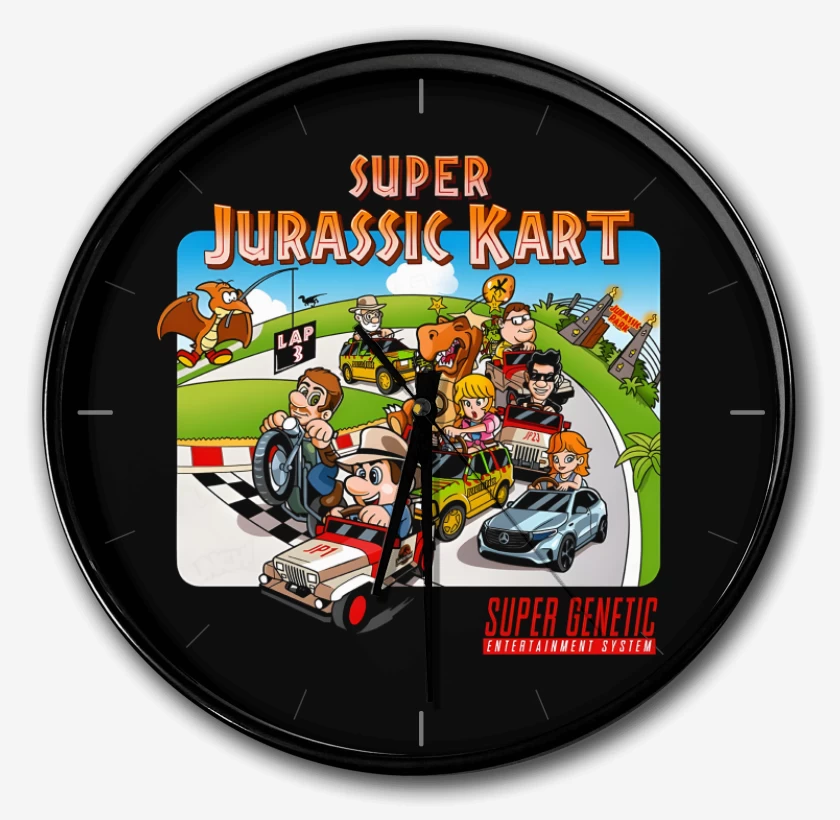 Reloj Negro de Super Jurassic Kark