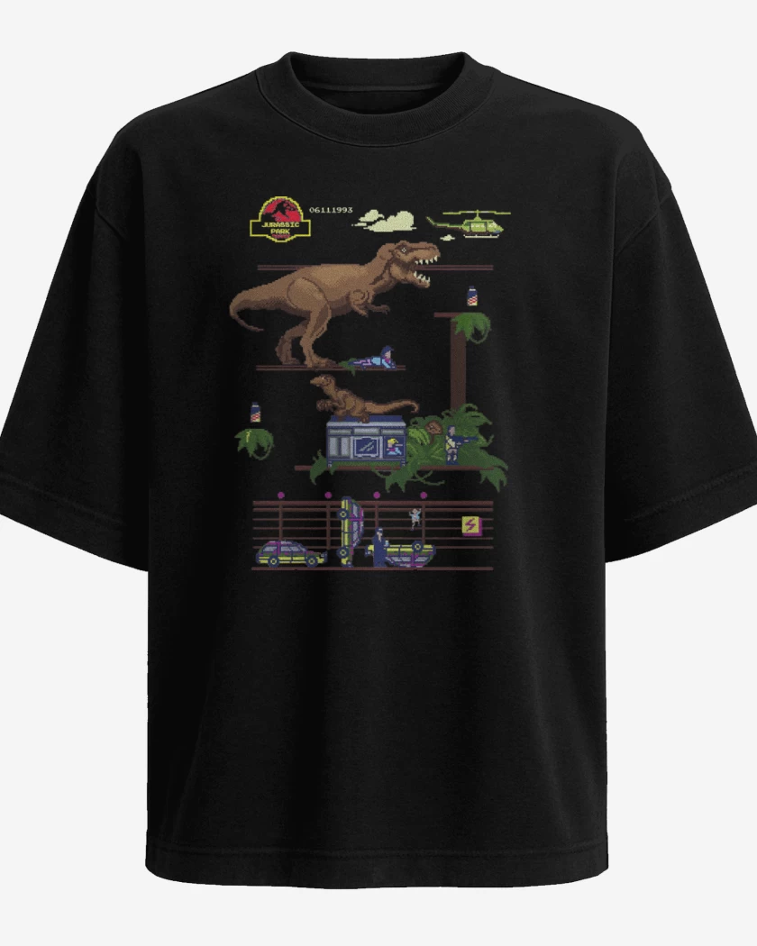 Polera Oversize Jurassic Bit