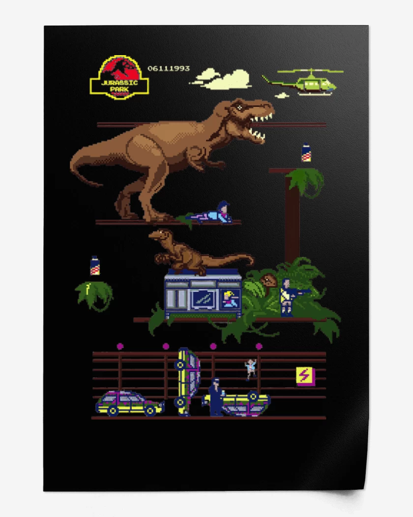 Print Jurassic Bit