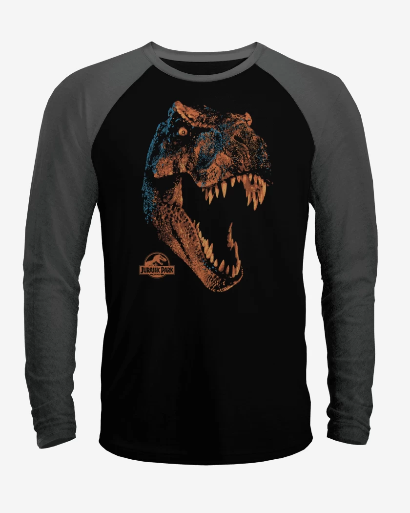 Polera Raglan Jurassic Rex