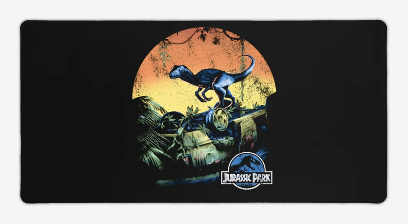 Mouse pad Gamer Negro de Raptor