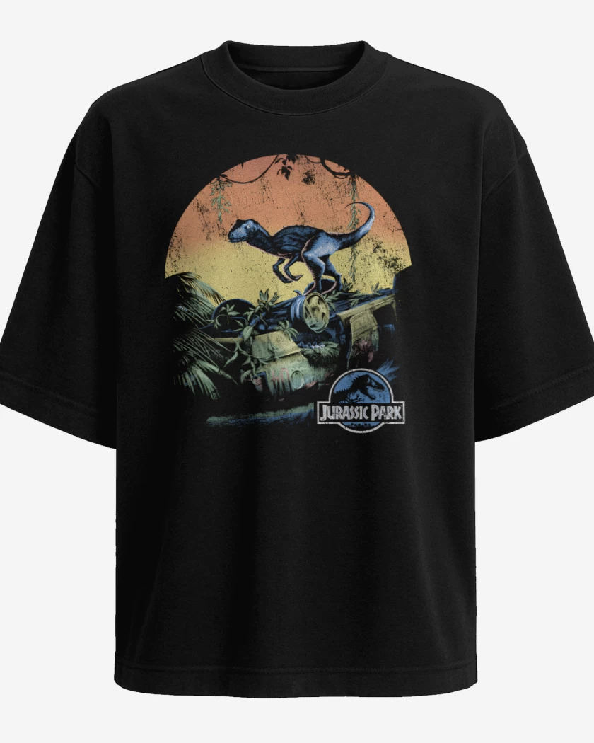 Polera Oversize Negro de Raptor