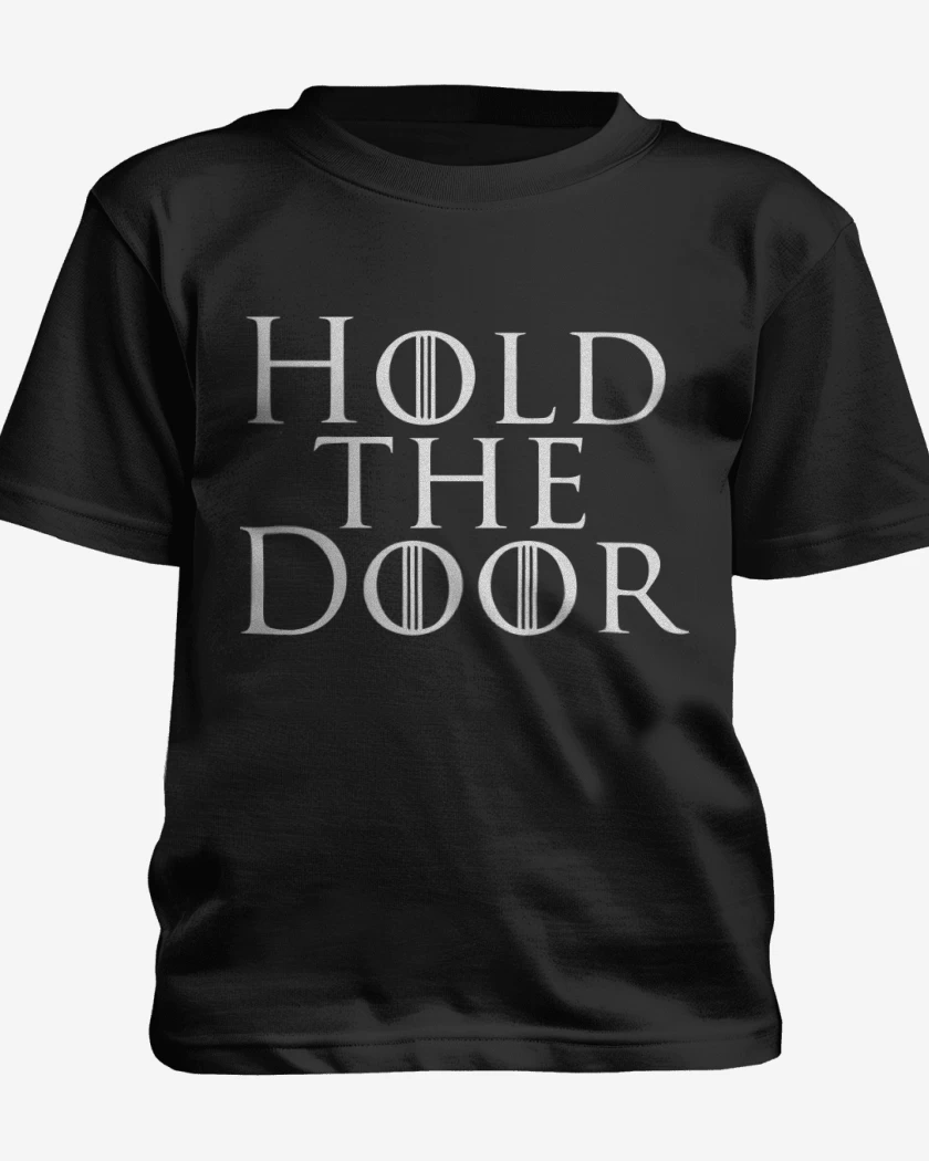 Polera de niño Negro de Hold the door