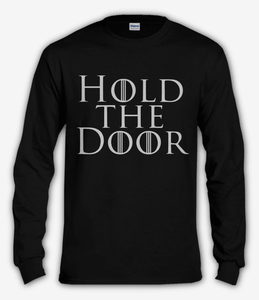 Polera manga larga Hold the door