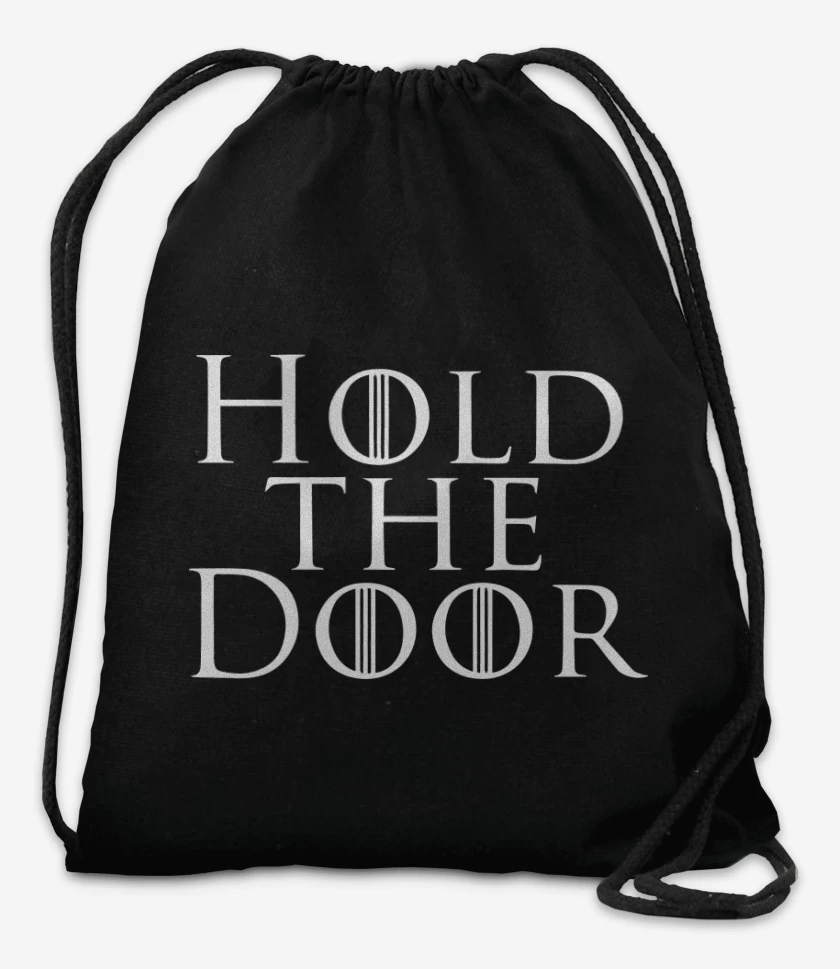 Mochila Negro de Hold the door