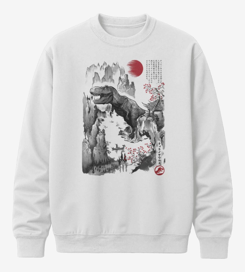 Poleron polo T-Rex en Japón