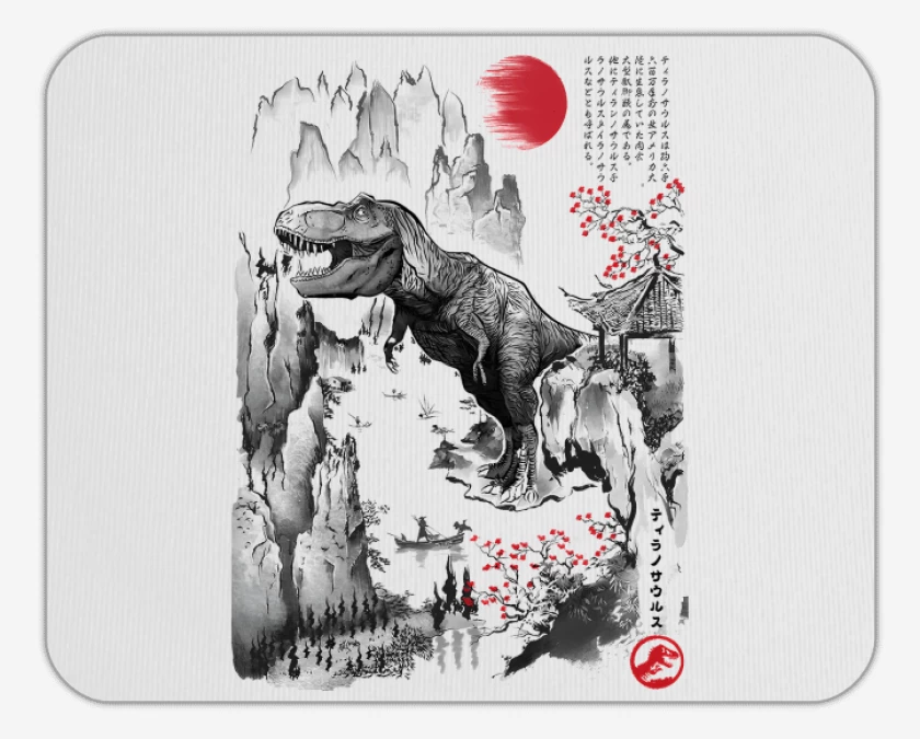 Mousepad T-Rex en Japón